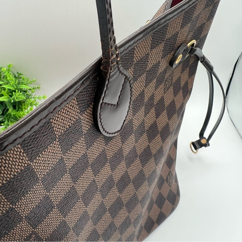Louis Vuitton Brown Checkered Bag and Wallet Set - Picture 2 of 15